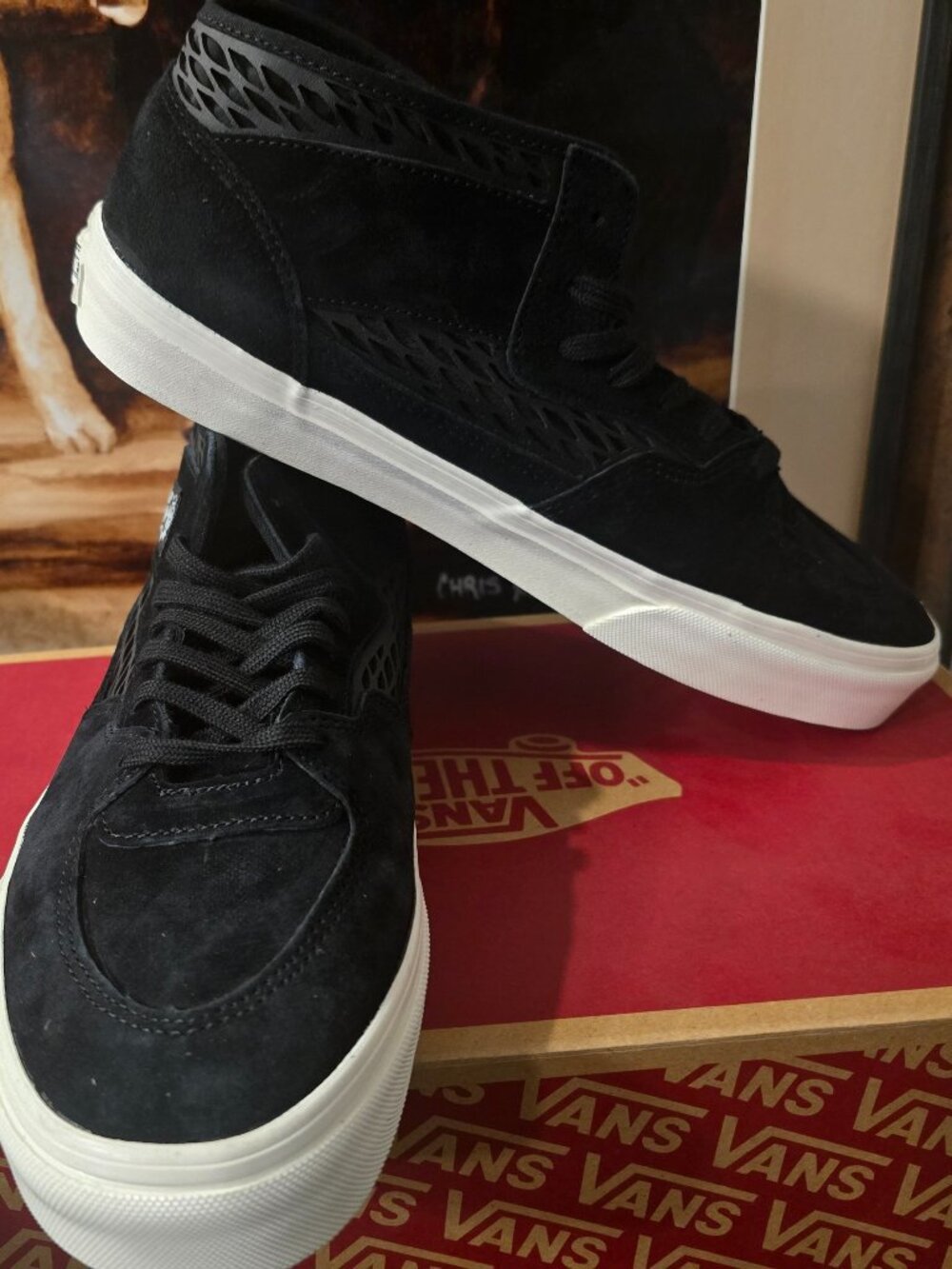 Vans Half Cab Decon VN000EKMBLA Black Men's Skateboarding Shoes Sz 10.5 US NEW